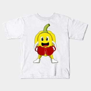 Pepper as Boxer with Boxing gloves Kids T-Shirt